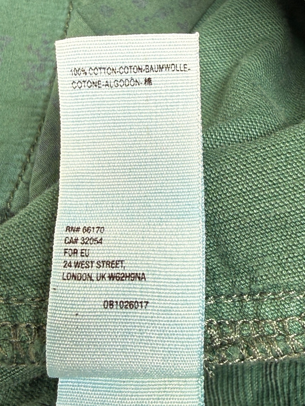 The Free Green Corduroy Pants Regular M - Picture 5 of 11